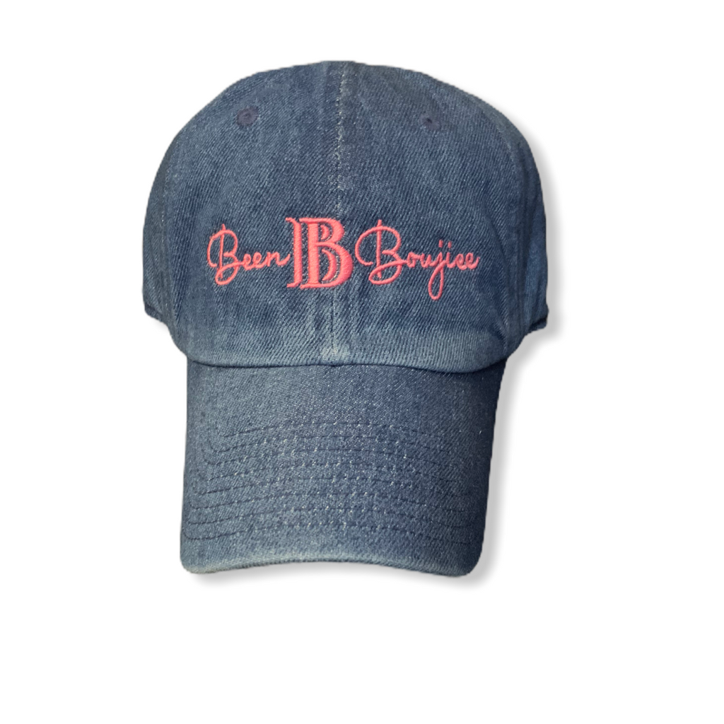 Denim/Pink Logo Hat